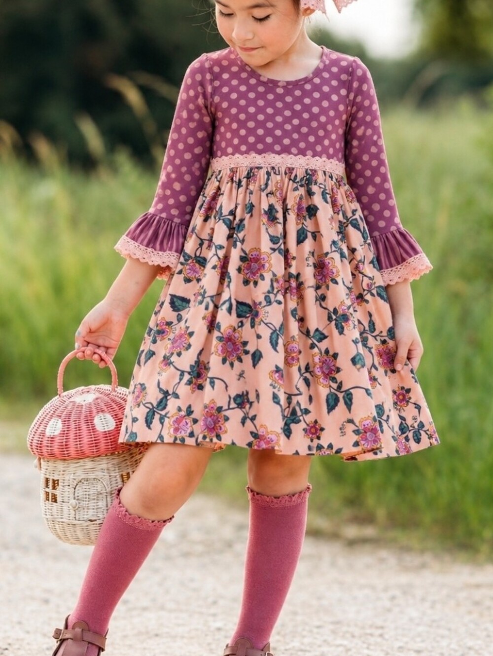 Matilda Jane Be Clever Floral Long Sleeve Dress